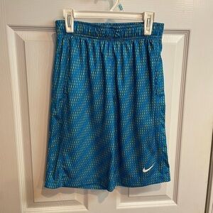 Nike Blue & yellow Athletic Shorts, youth size medium